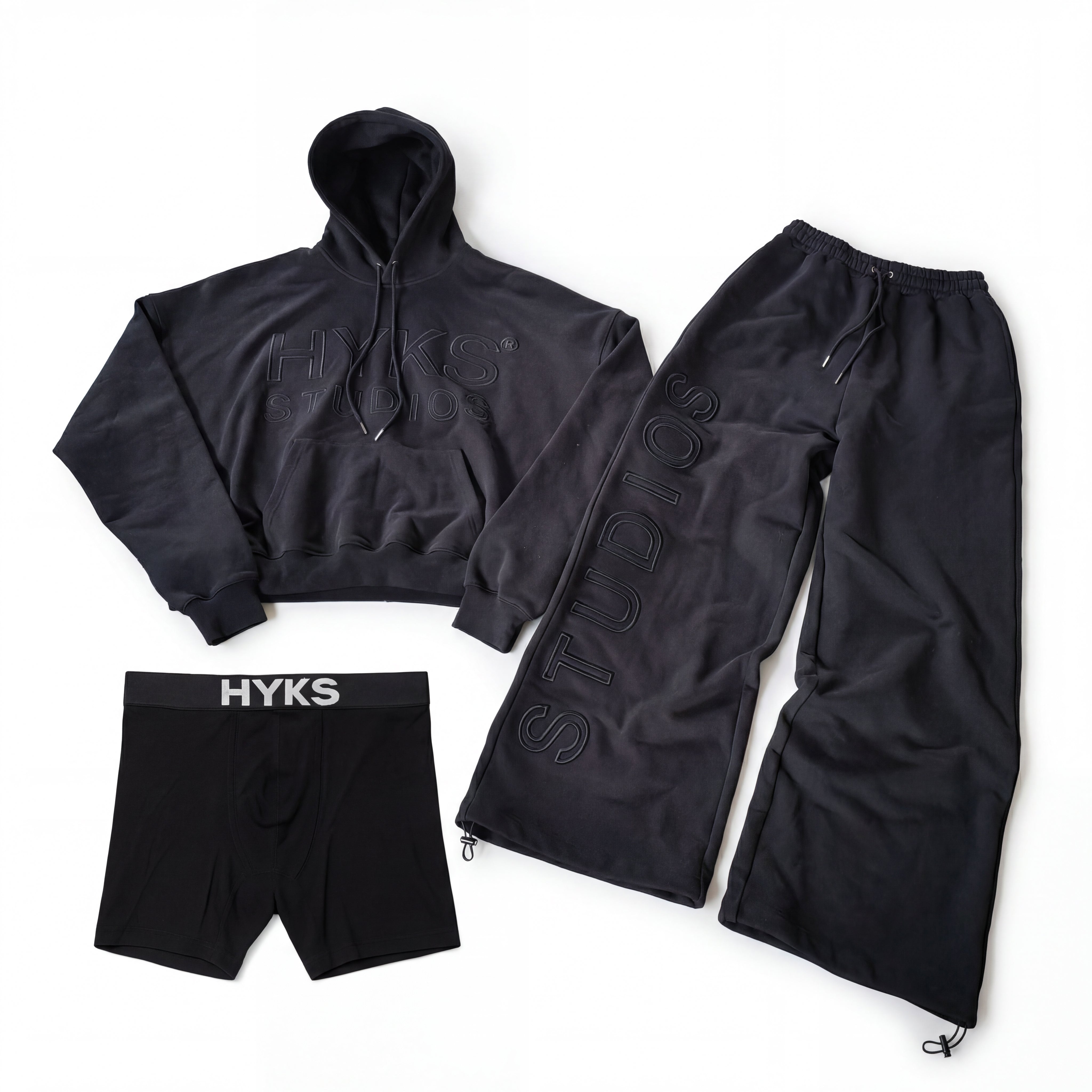 HYKS Essential Set — Hoodie, Sweatpants & Boxers